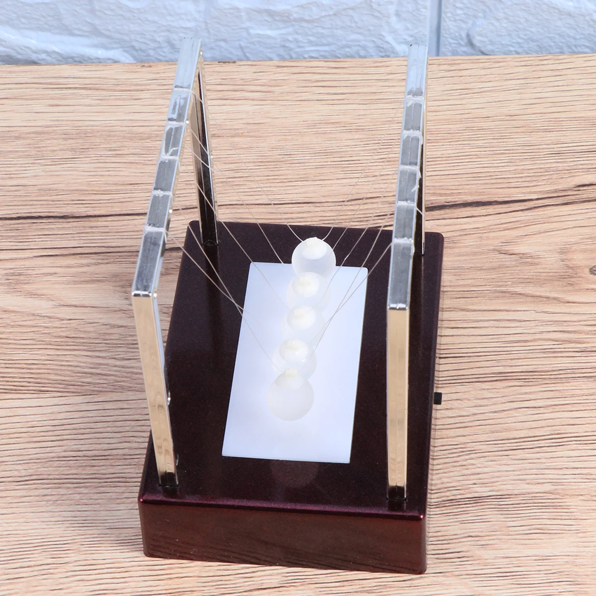 نيوتن مهد LED كرات زجاجية البندول مكتب المنزل الوفير الكرة الديكور الاسترخاء الإجهاد الإغاثة هدية #3