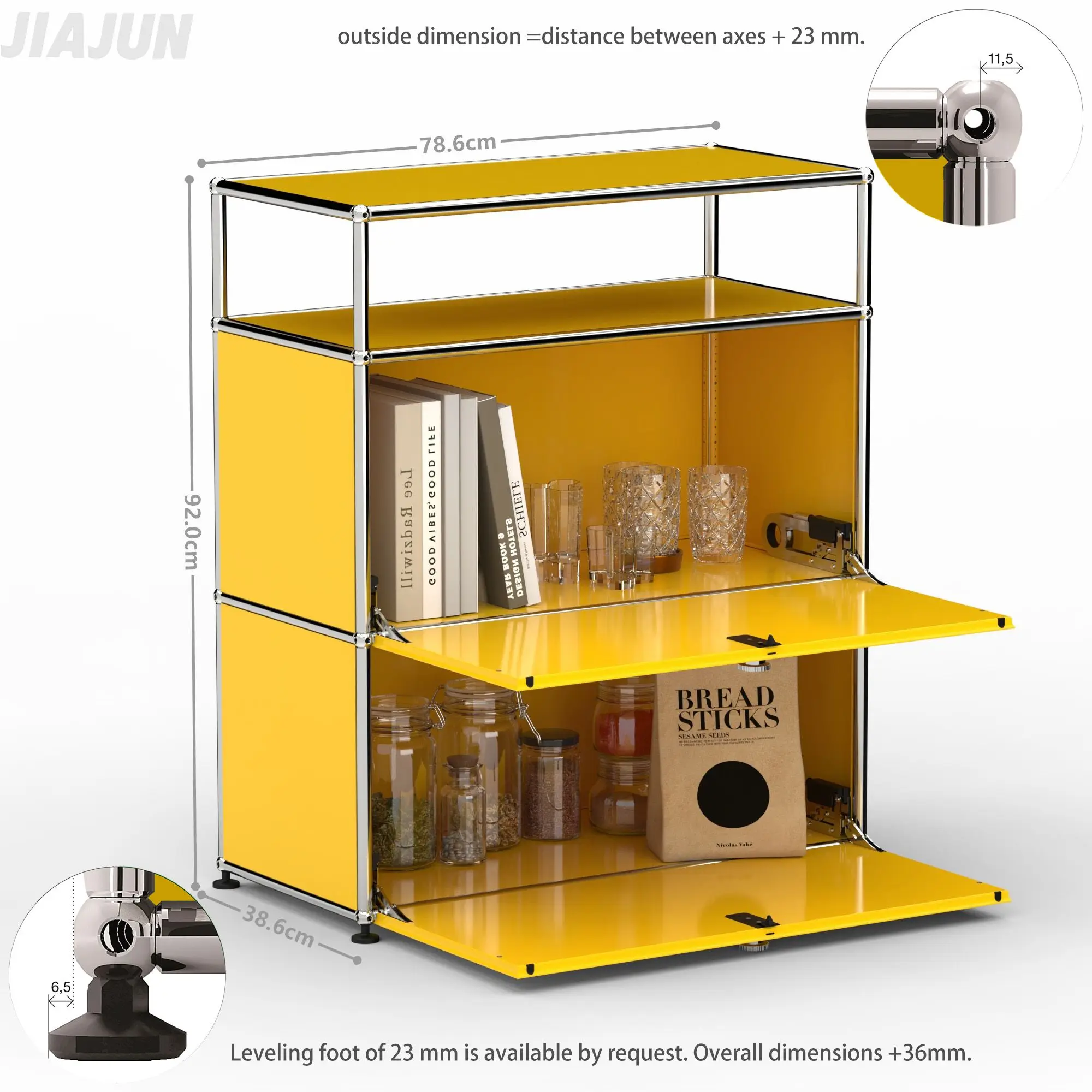 Customizable Storage Cabinet | Designer Modular Metal Furniture for a Stylish Touch to Living room bed room & Office Spaces