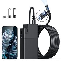 2MP 1080P 8MM WIFI Dual Lens Industrial Endoscope CMOS Borescope Inspection Otoscope Camera Digital Microscope Pipescope 15M