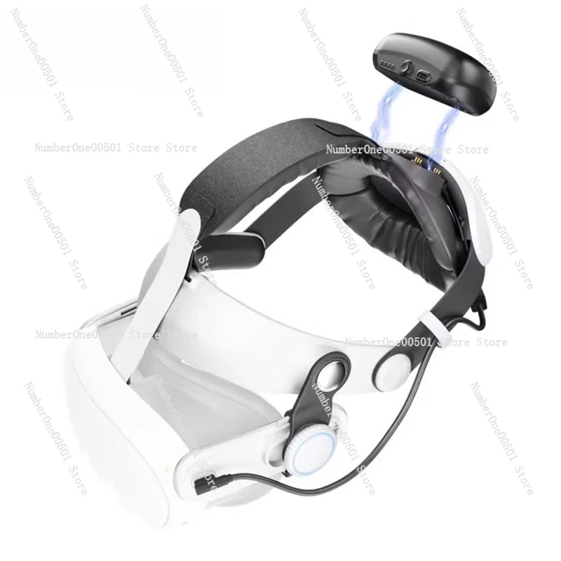 

Магнитный зарядный ремешок Q3PRO для Quest 3 в стиле Elite с поддержкой Halo