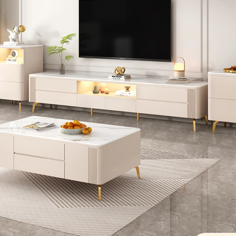 Laptop Bedroom TV Stand Coffee Table Set Floor Style Entertainment TV Stand Modern Living Room Casa Arredo Home Furniture image 3