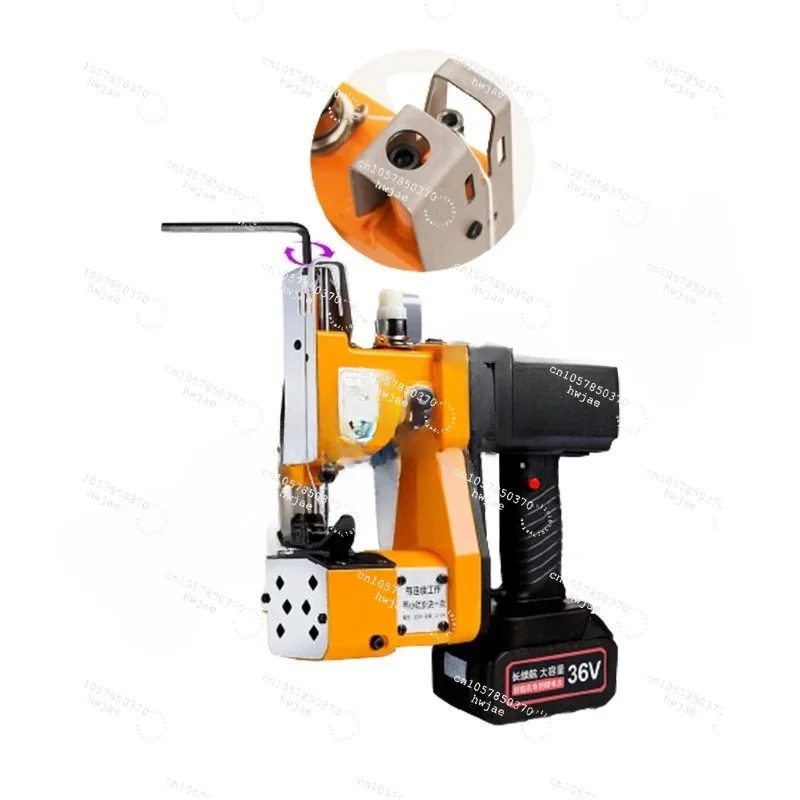 Wireless Packing Machine Portable Rechargeable Lithium Battery Dynamic Sealing Machine Woven Bag Packaging and Sewing Machine