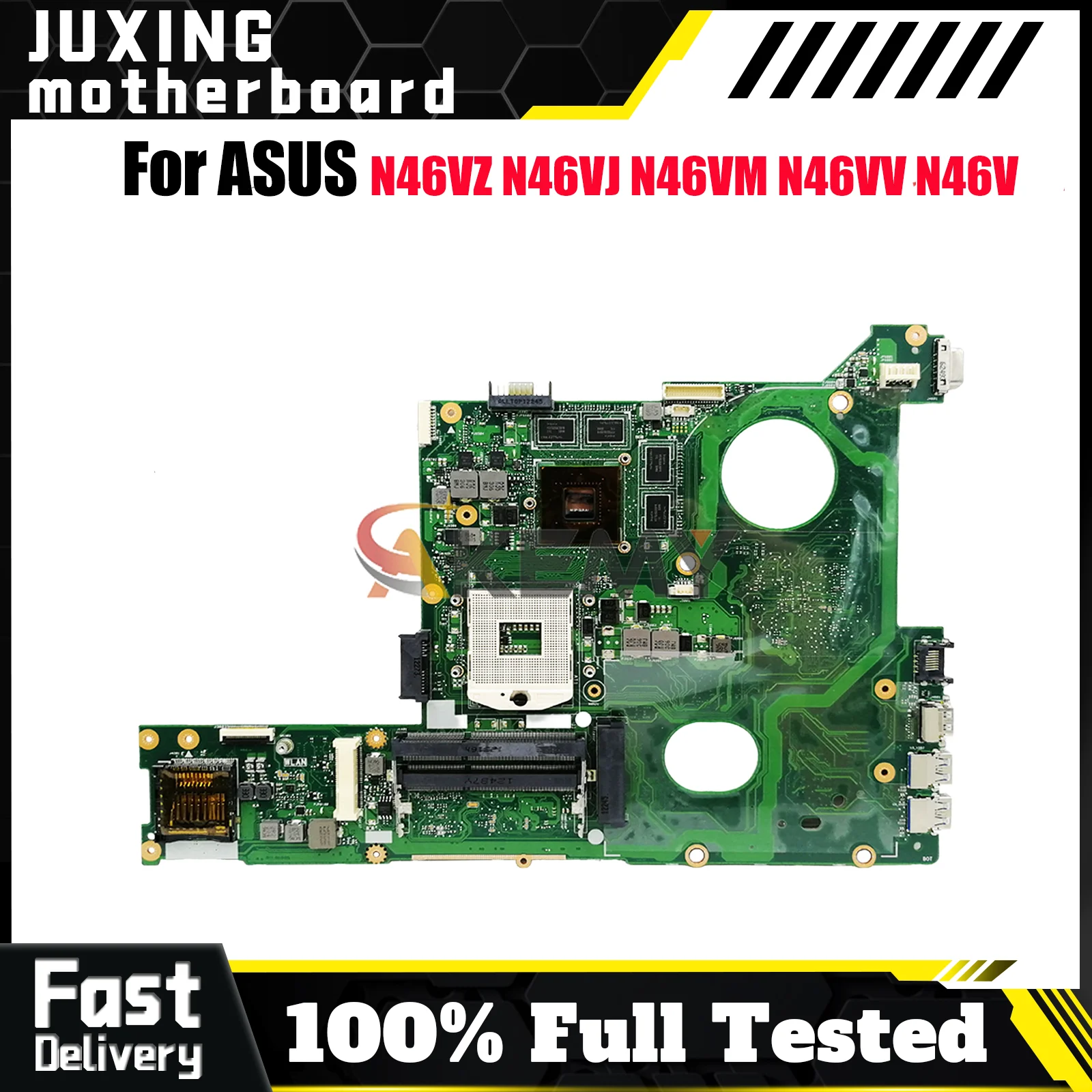 

N46VZ Laptop Motherboard For ASUS N46VJ N46VM N46VZ N46V N46VB N46VV Notebook Mainboard in stock 100% tests OK fast shipping