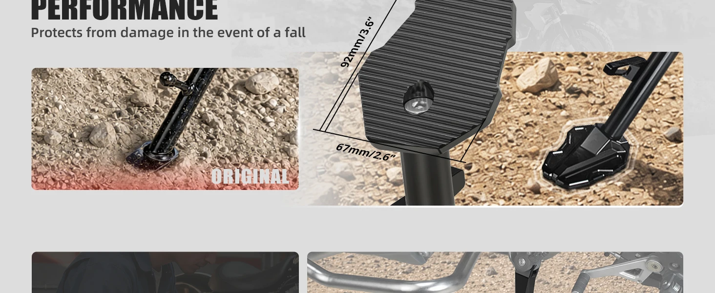 NICECNC Motorrad-Seitenständer für BMW R1250GS/Adventure R1250GSA R1250 GSA 2019 2020 2021 2022 2023 2024 – Detail 3