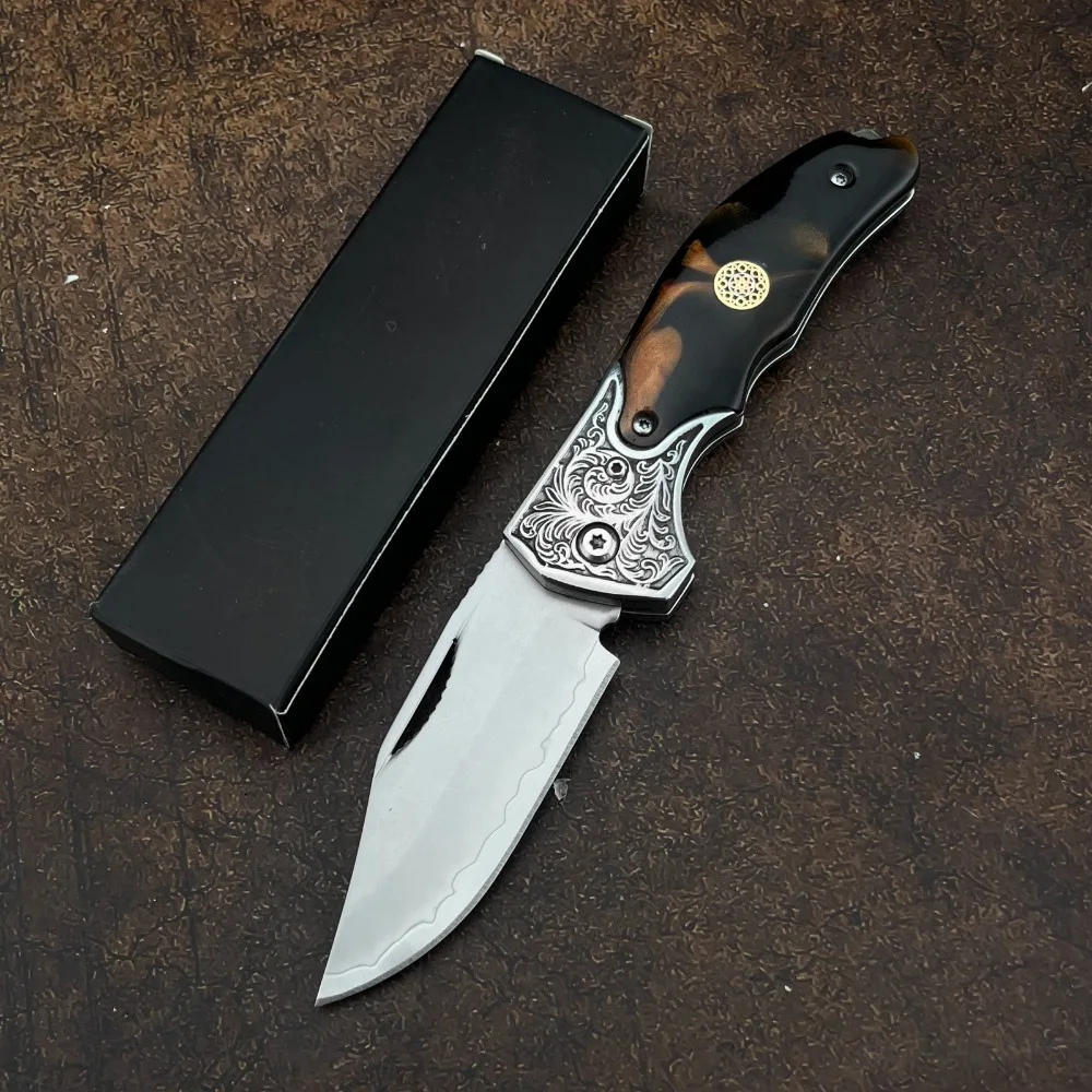 faca-dobravel-de-alta-dureza-sdk-11-com-lamina-5cr13mov-e-estrutura-de-aco-420-cabo-de-acrilico-para-uso-externo