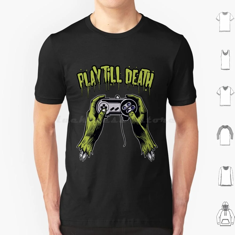 Play Till Death T Shirt Men Women Kids 6xl Gamer Games Video Game Game Justice City Geek Nerd War Jogo Halloween Comic Console