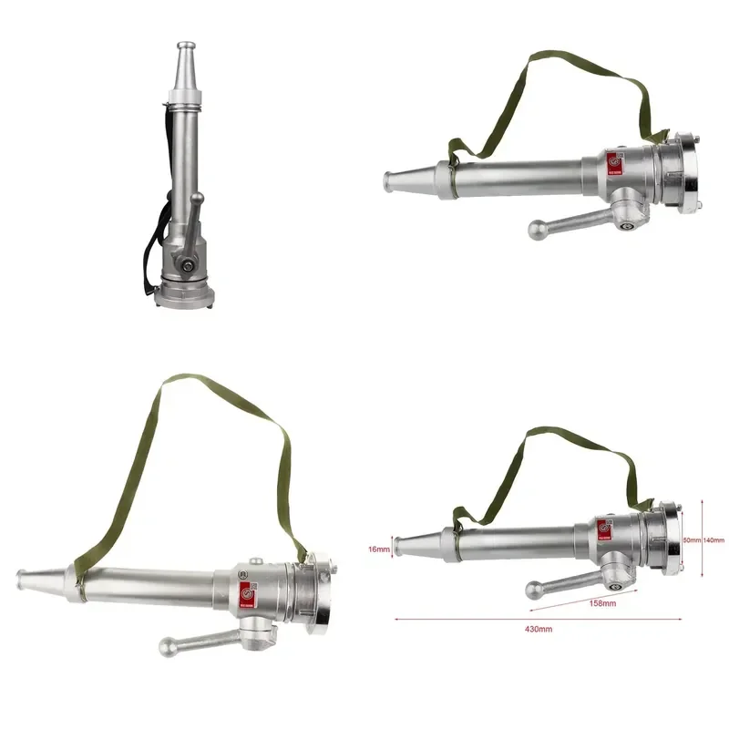XHYXFire Copper Jet Spray Nozzle Fire Hose Nozzle Fire Hydrant Nozzle Flexible Model QZ3.5/7.5 3.5Bar Spray Pressure Portable
