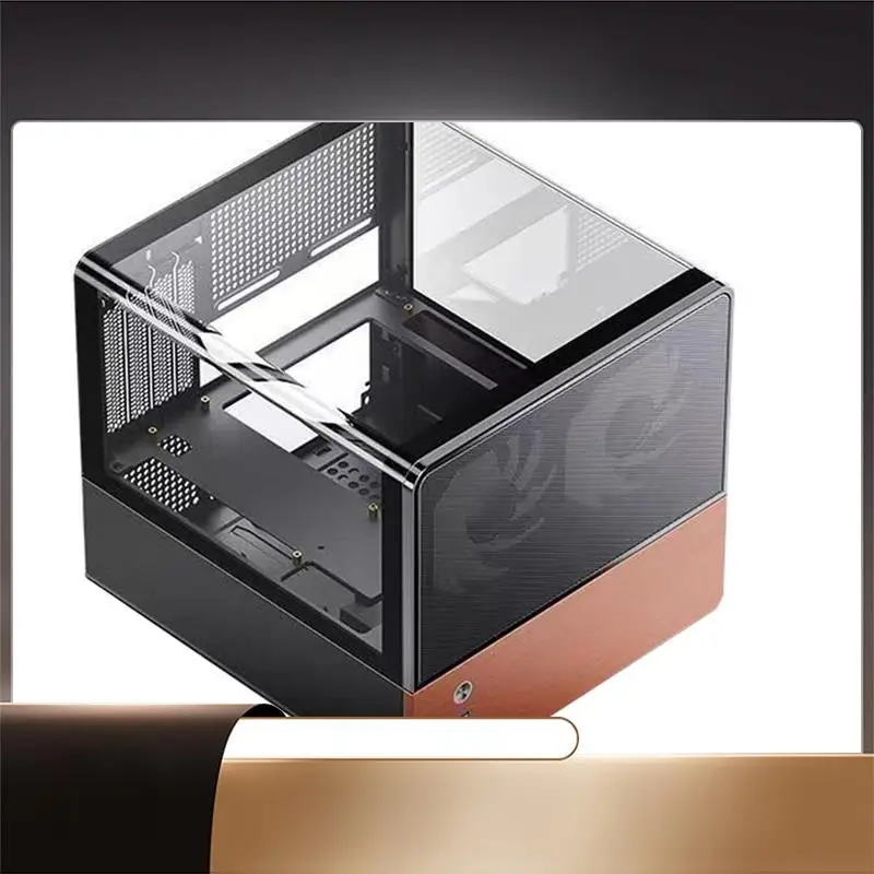 

JONSBO Desktop V12 MATX Case Seaview Room Type-C Interface ATX Power Supply Mini Side Transparent Housing Unit-X64A