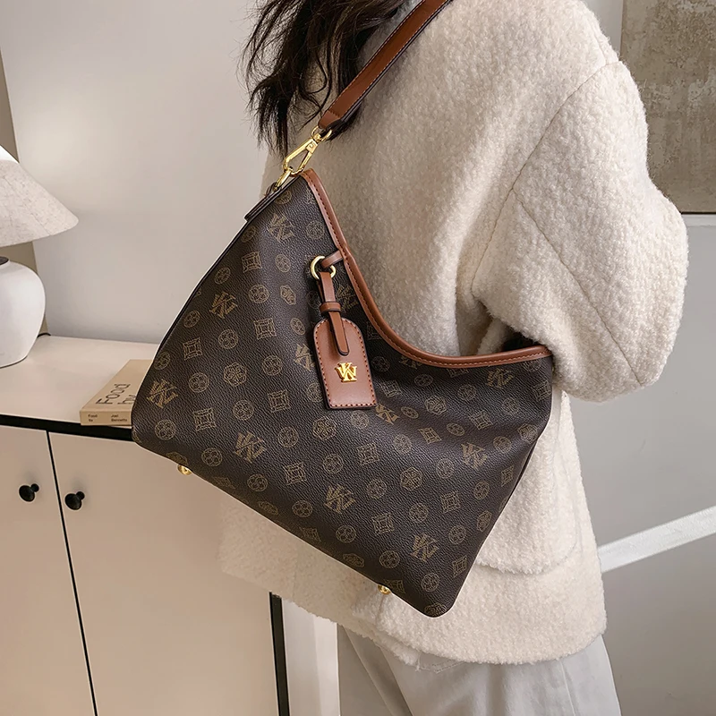 حقيبة كتف نسائية كلاسيكية حصرية من سلسلة كلاسيكية فاخرة من الجلد حقيبة كروس راقية #3