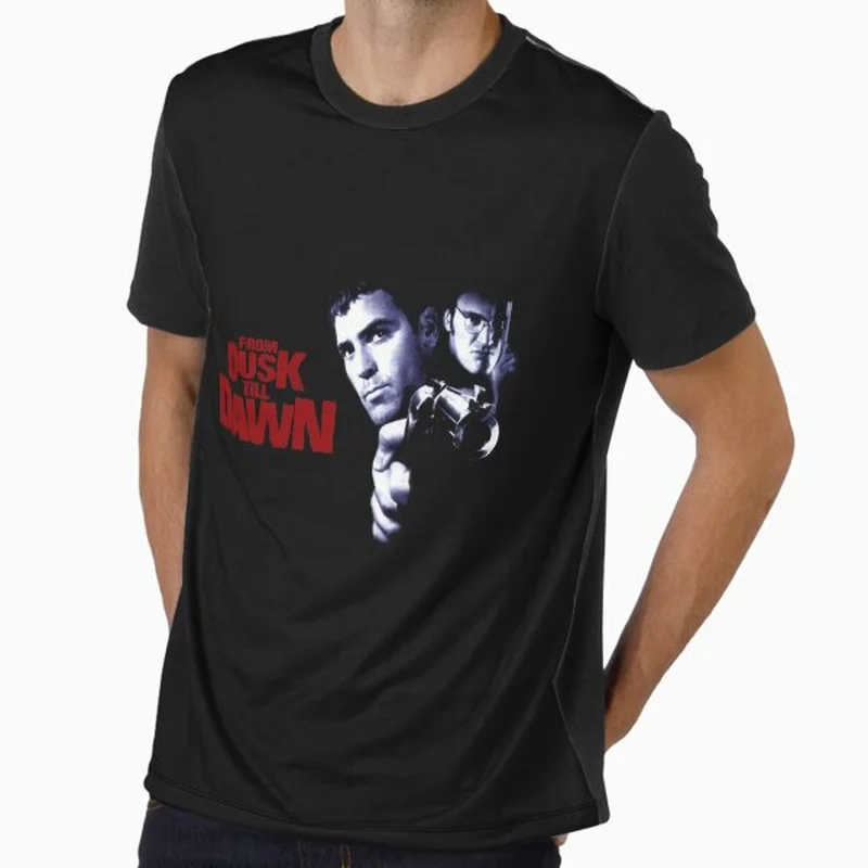 Scary Horror Vintage Movie From Dusk Till Dawn Gift T shirt 0703 Short Sleeve Graphic Clothes 100% cotton US size tops S-6XL