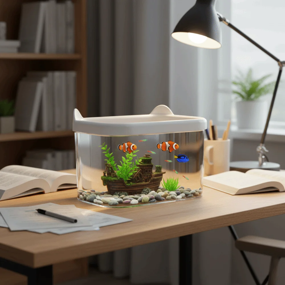 Thumbnail 2 - #32 Discounted Desktop Fish Bowls Worth Buying