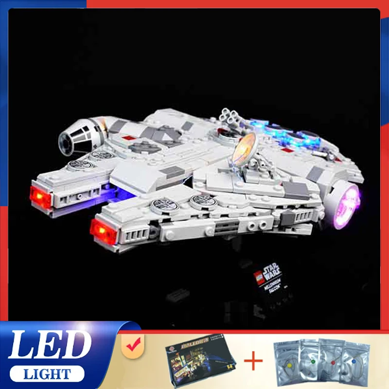 Advanced DIY Led Light Kit For Lego 75375 Millennium Falcon (Only Led Light,Without Blocks Model) High-Performance
