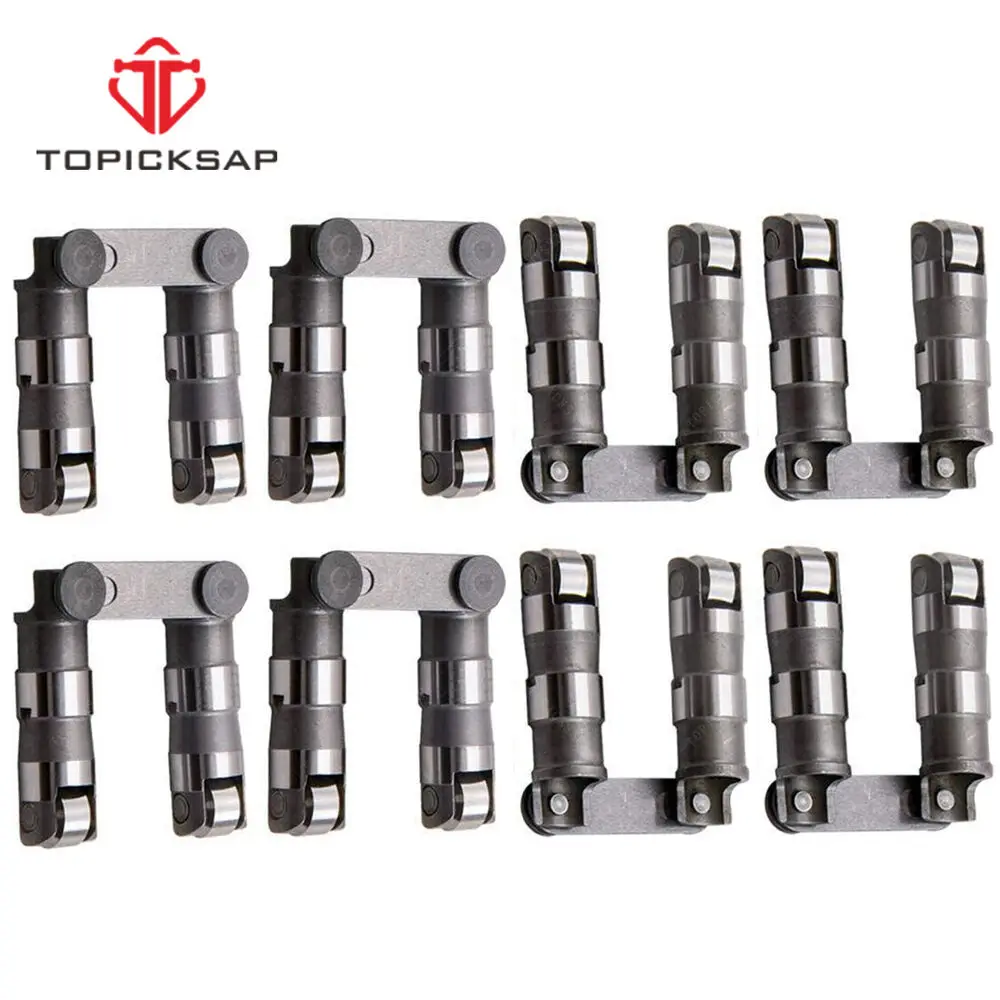 

TOPICKSAP Hydraulic Roller Lifters +Link Bar Small Block for Chevrolet Suburban 1500 C2500 C1500 Suburban SBC 350 265-400 V8