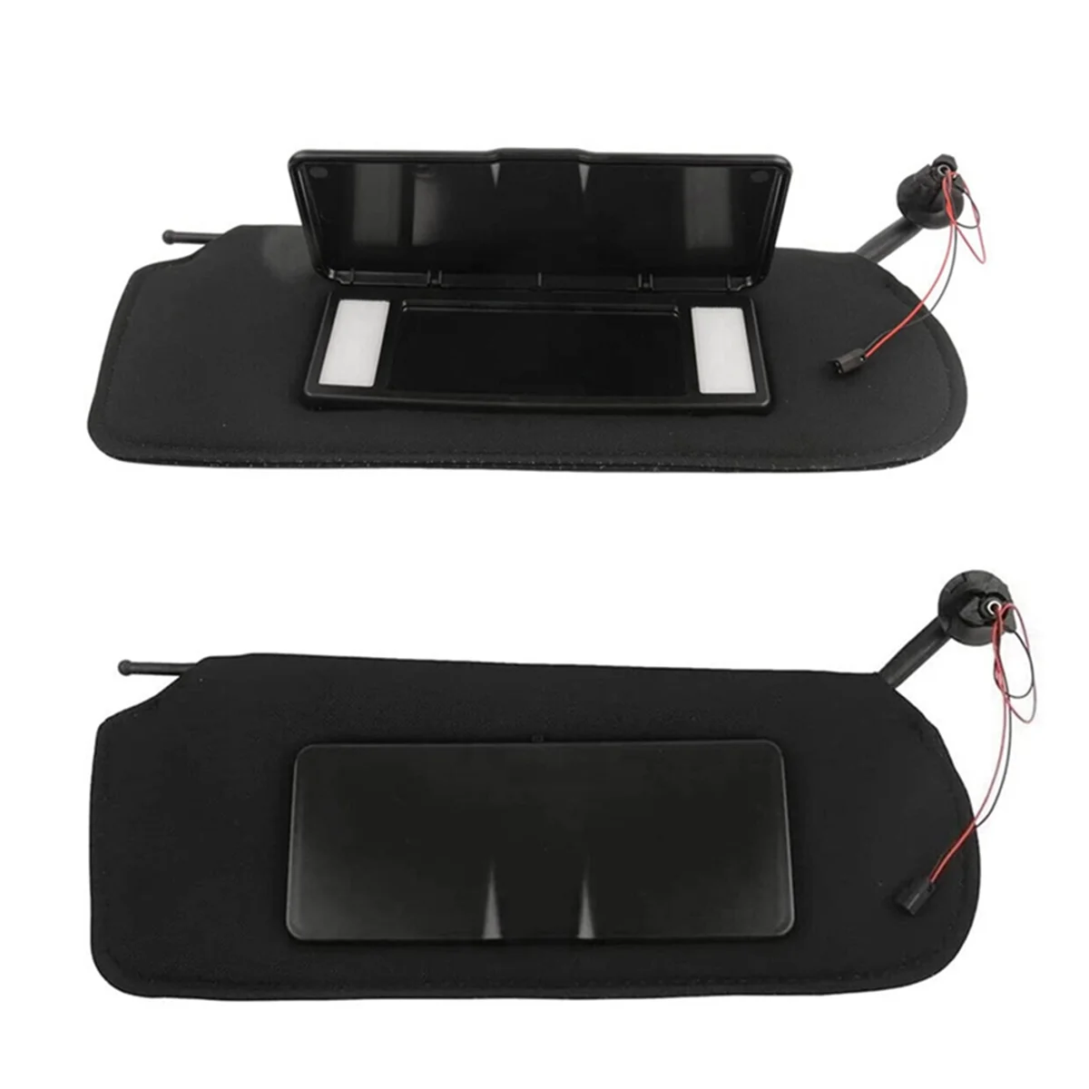 

1Pair Car Sun Visors Shades W/LED Light 10442033 10442034 for Chevrolet Corvette C5 1997-2004 Sunvisors Vanity Mirror