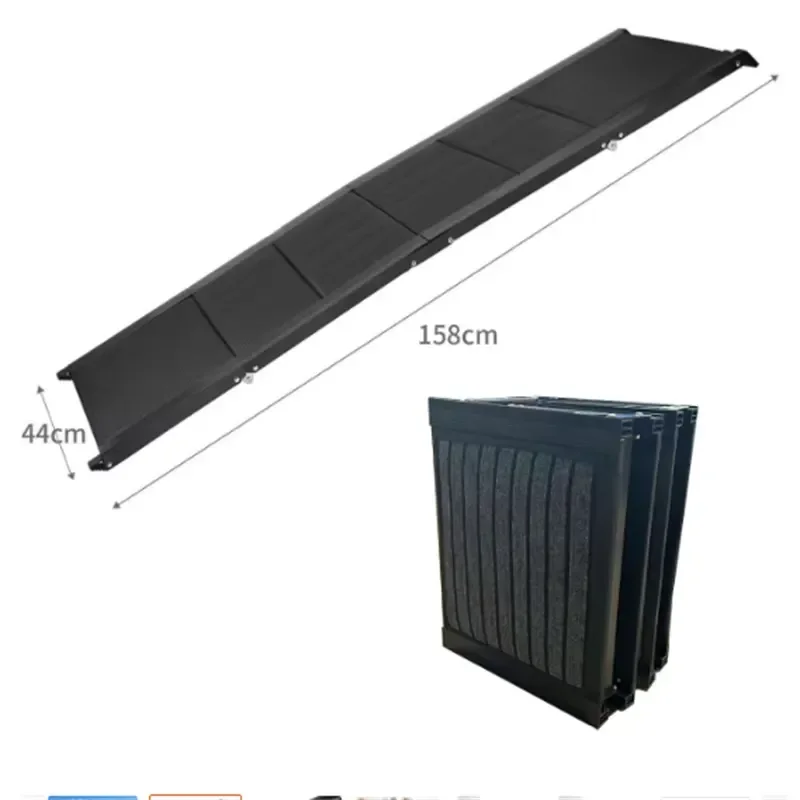 Foldable Pet Stairs for Medium Large Dogs Non Slip Car Assist Ladder Portable Step Ramp for Senior Pets Vehicle Access Aid