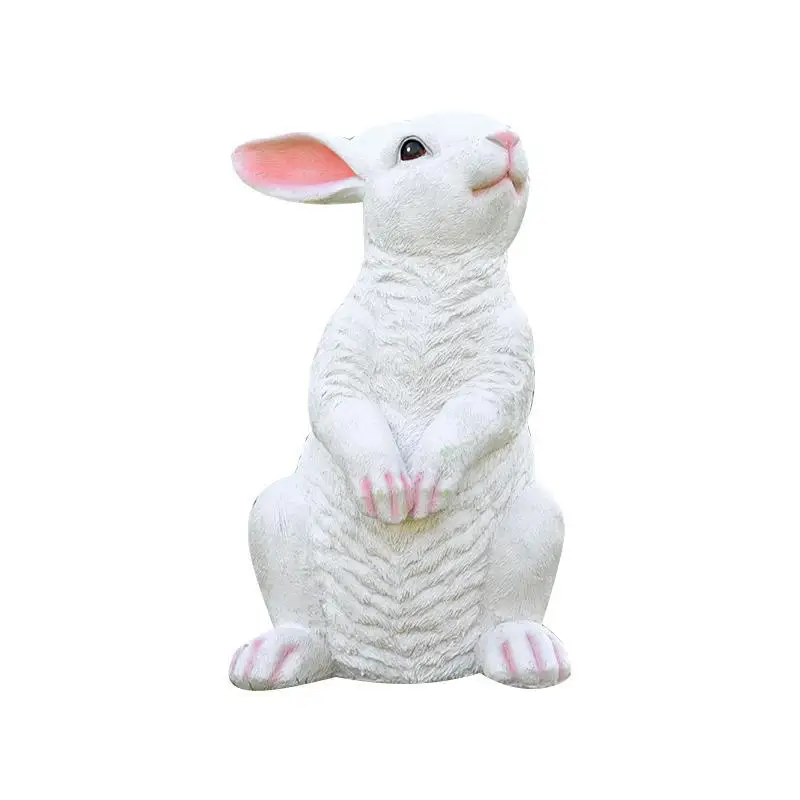 

Simulation rabbit fiberglass sculpture outdoor garden courtyard garden landscape beauty decoration ornament