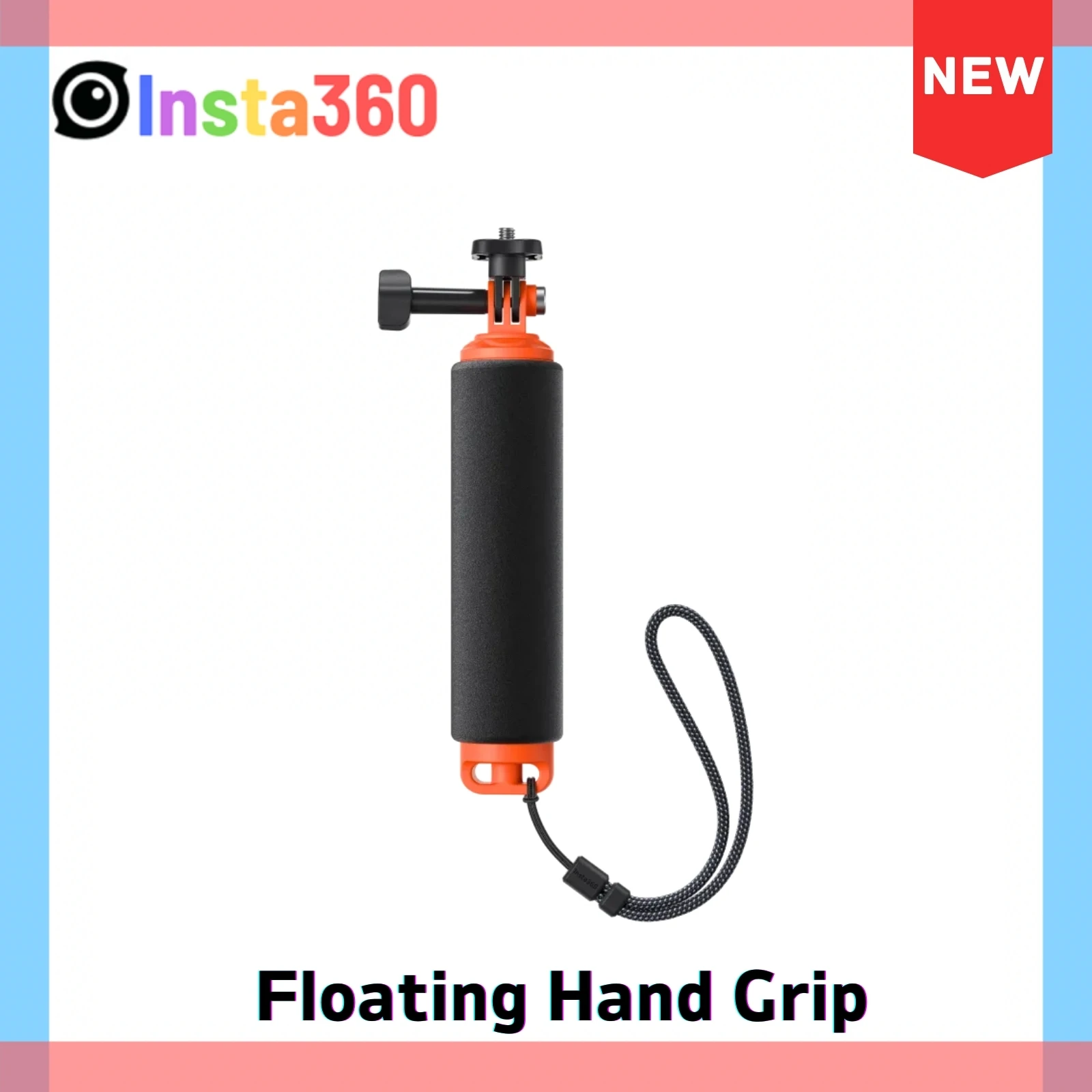 Insta360 X4 Ace Pro 2 Floating Hand Grip Floaty Handle Buoyancy Stick For Ace Pro X4 X3 GO3 ONE RS X2 Water Sport Dive Accessory