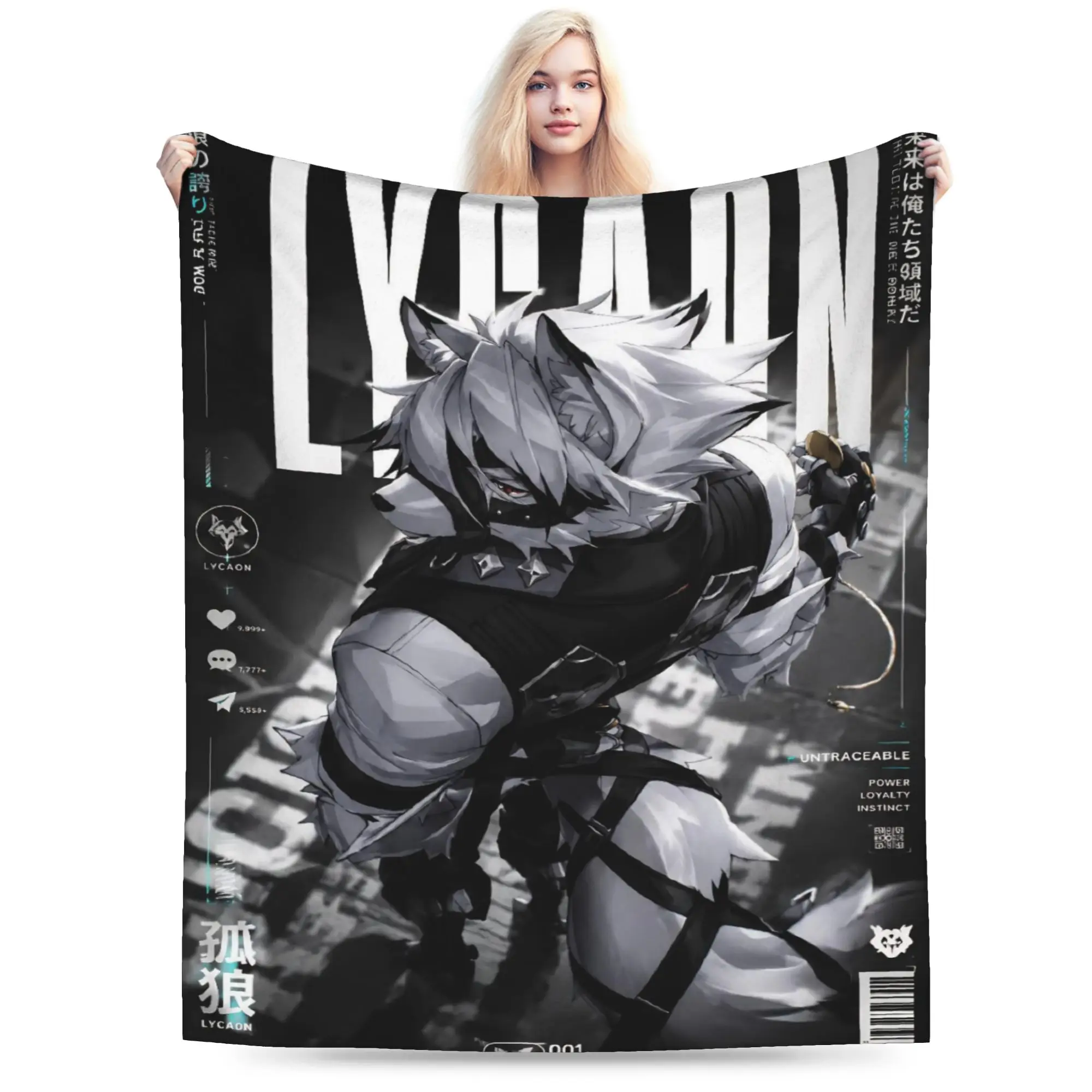 Zenless Zone Zero Throw Blanket for Couch  Fuzzy Soft Plush Blanket 50x60 Inches Multiple Sizes Bedspread for All Seasons