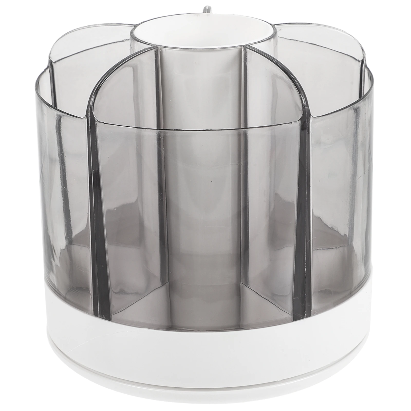 Portalápices giratorio de gran capacidad, organizador de escritorio con rotación de 360 grados, caja de almacenamiento de brochas de maquillaje para oficina, bolígrafo multifunción