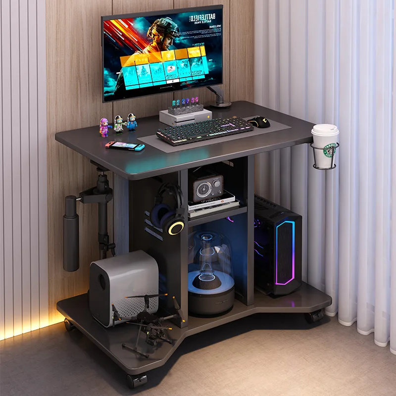 

Computer desk small household desktop e-sports table live broadcast single desk small apartment bedroom bedside