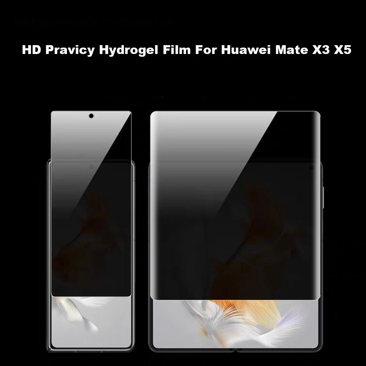 iRepair-You Glossy Pravicy Hydrogel Film For Huawei Mate X3 X5 Front Anti-Spy Anti Glare Anti Peeping Screen Protector