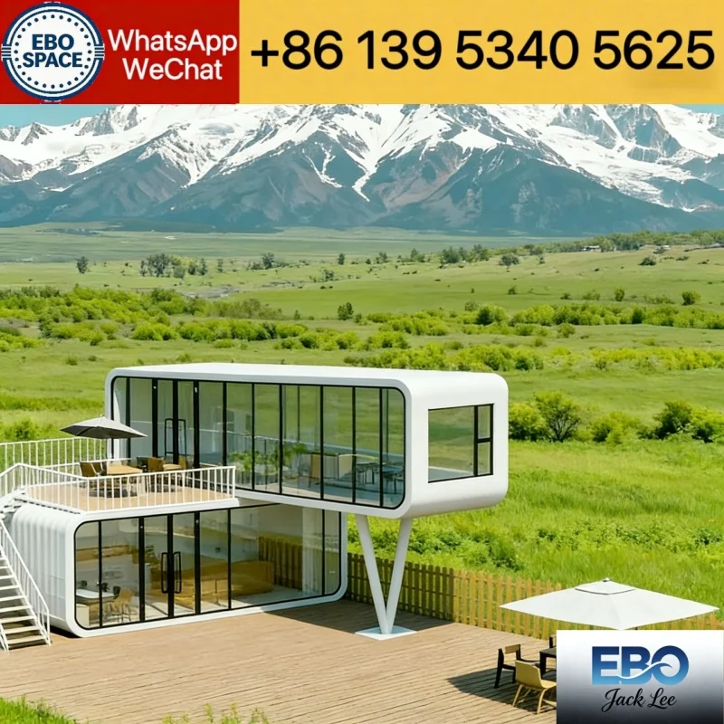 Steel Container Expandable Detachable Folding Mobile House with Breathable Design Contemporary Style for Office Use