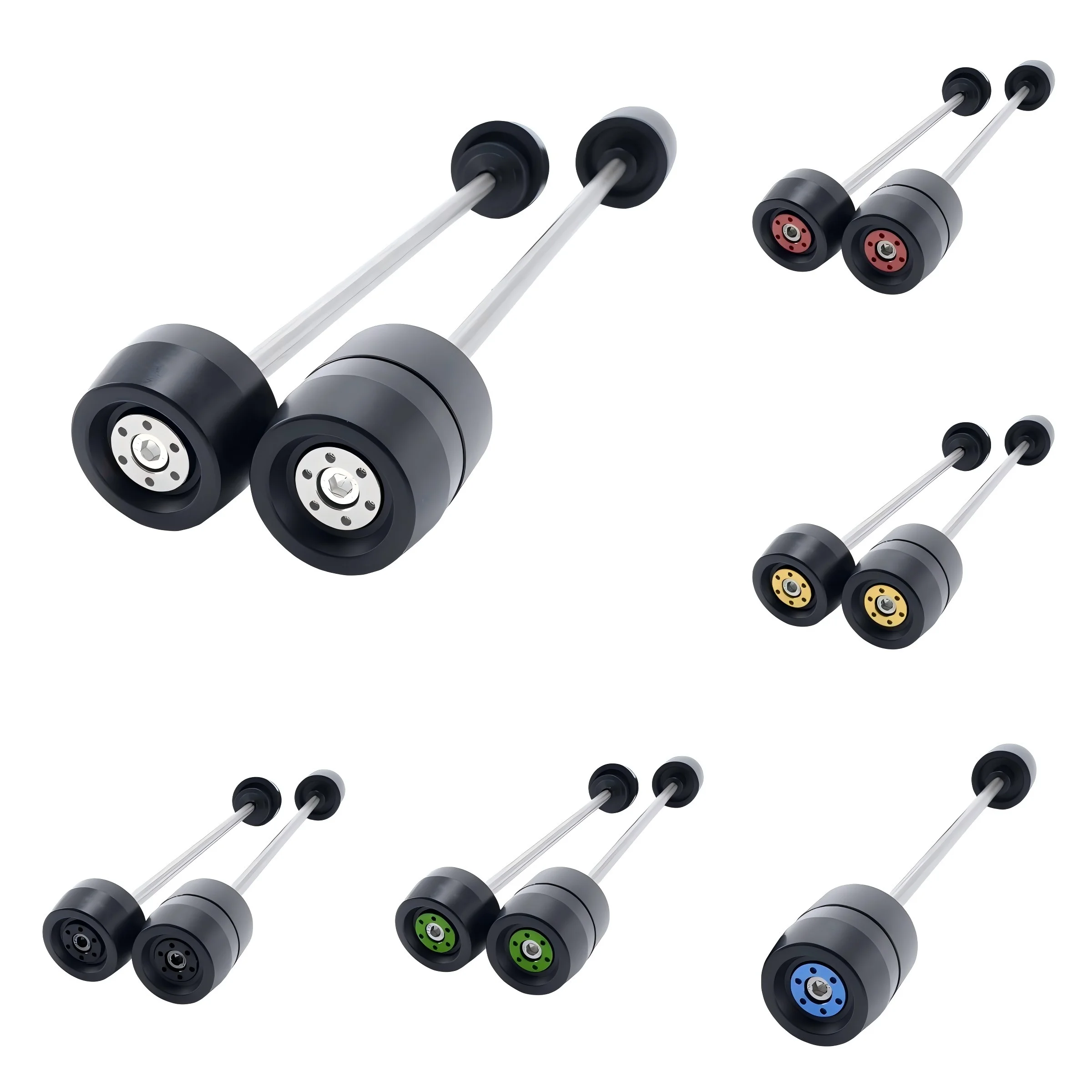 

For Ducati Monster 696 795 797 821 950 Motorcycle Accessories Front & Rear Wheel Fork Axle Sliders Crash Protectors