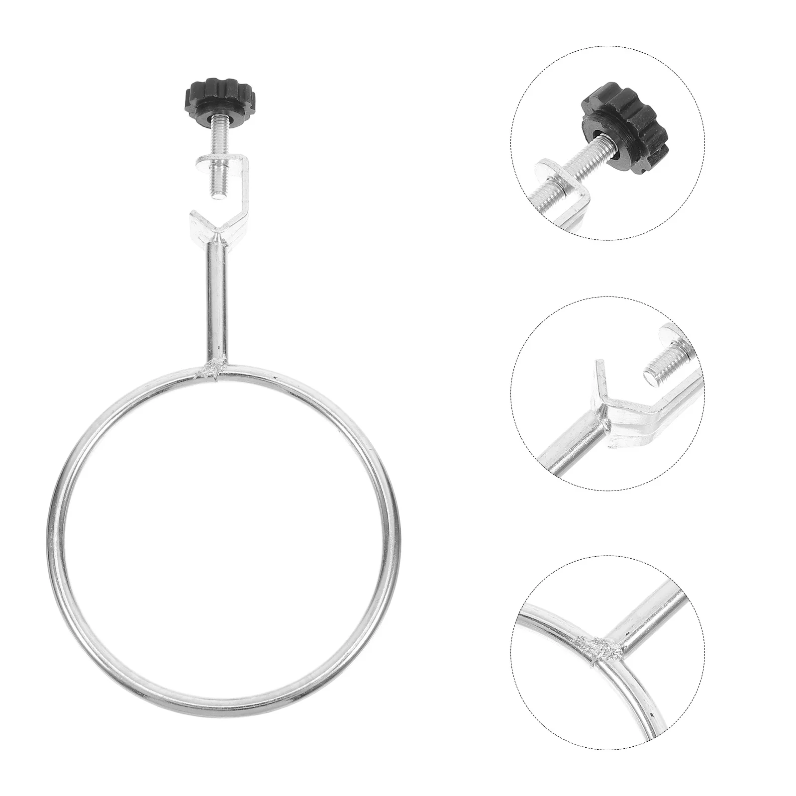 

Chemistry Lab Equipment Iron Ring Clamp Holder Laboratory Retort Stand For Science Experiments Durable Support Rods Test