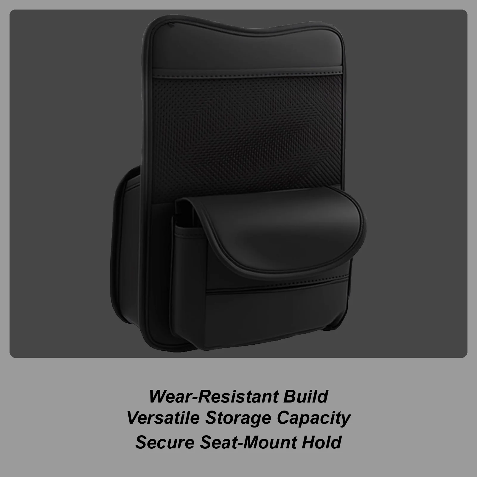 

Car Organizer Between Seats PU Leather Pouch With Compartments Car Front Seat Organizer For Snack Key Cup Purse SUV Backseat