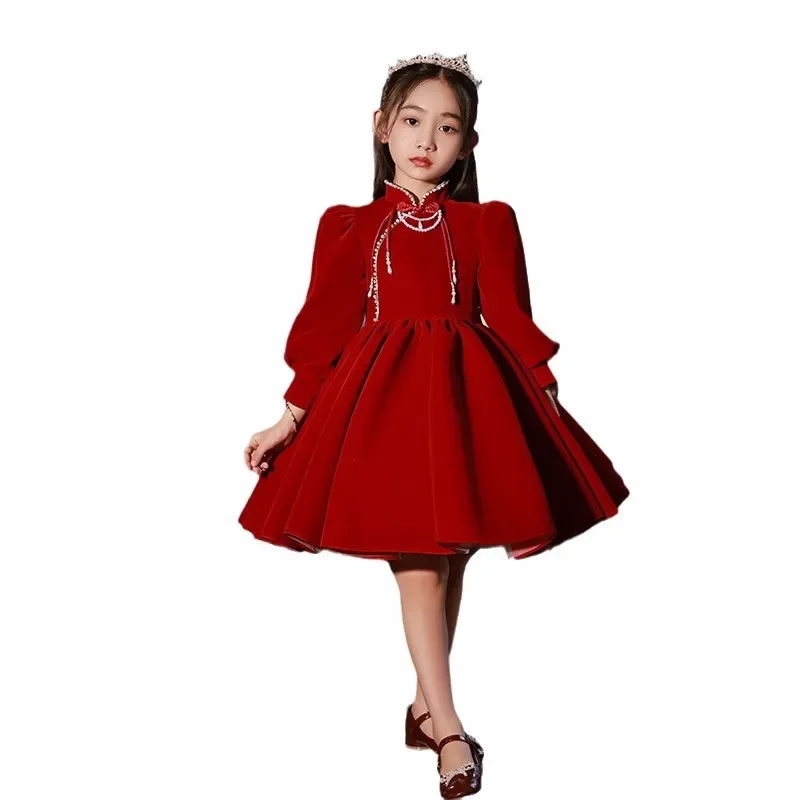 Elegant Girl Dresses for Girls Graduation Child Girl Evening Dress Girls Dresses 2 to 8 Years Girl\'s Ceremonial Dress Party Baby