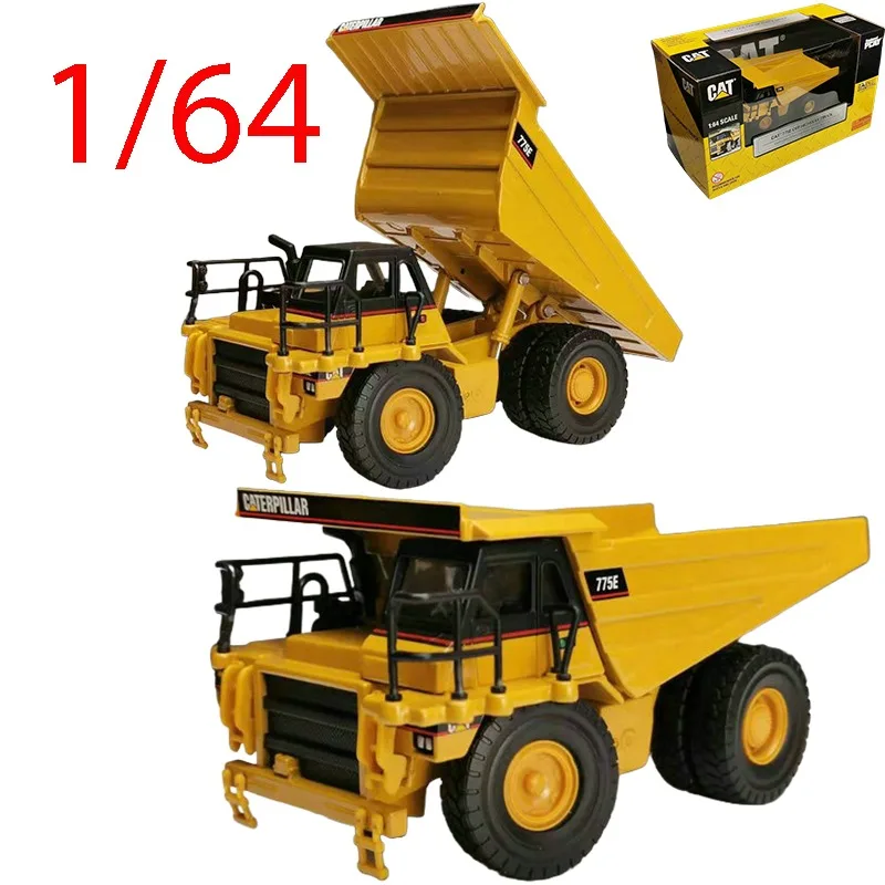 

NORSCOT Diecast 1/64 Scale Caterpillar CAT775E Alloy Truck Model Mining Engineering Dump Truck Collectible Play Vehicles