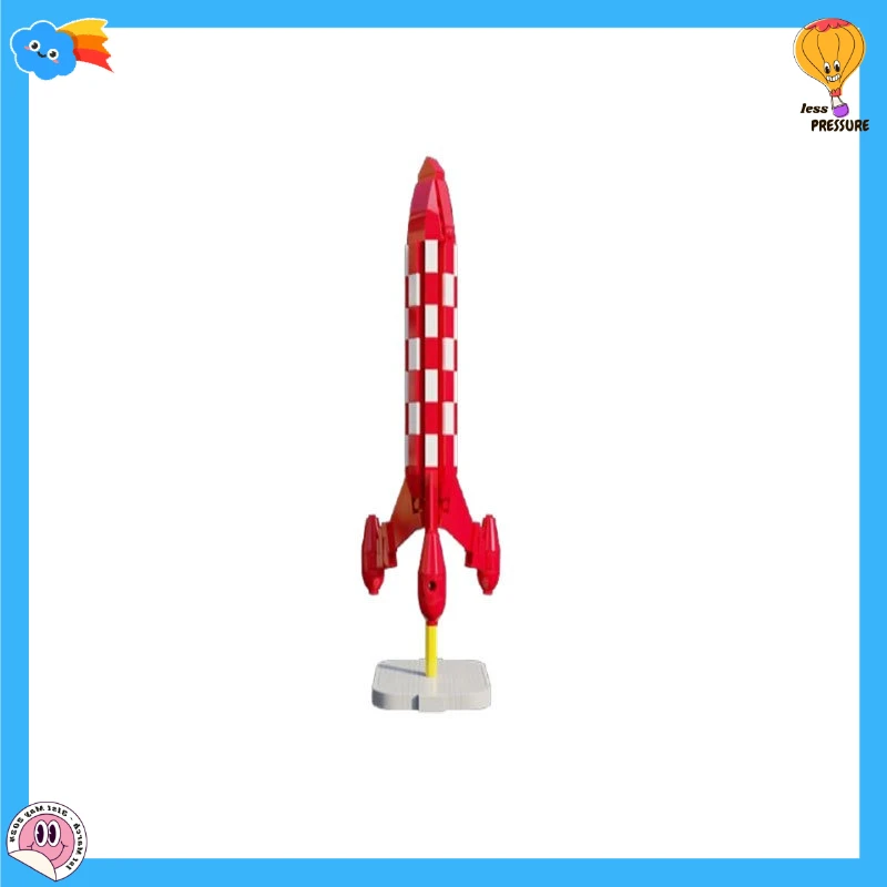 Blocs de construction MOC, ensemble de fusées d'atterrissage de lune, thème astronomique, affichage créatif, jouet éducatif