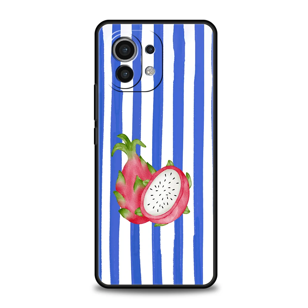 Phone Case For Xiaomi Mi 17 15 14 13 12 11 Lite 15T 14T 13T 12T 11T Pro 5G Cover Colorful Marine Organism Striped Base