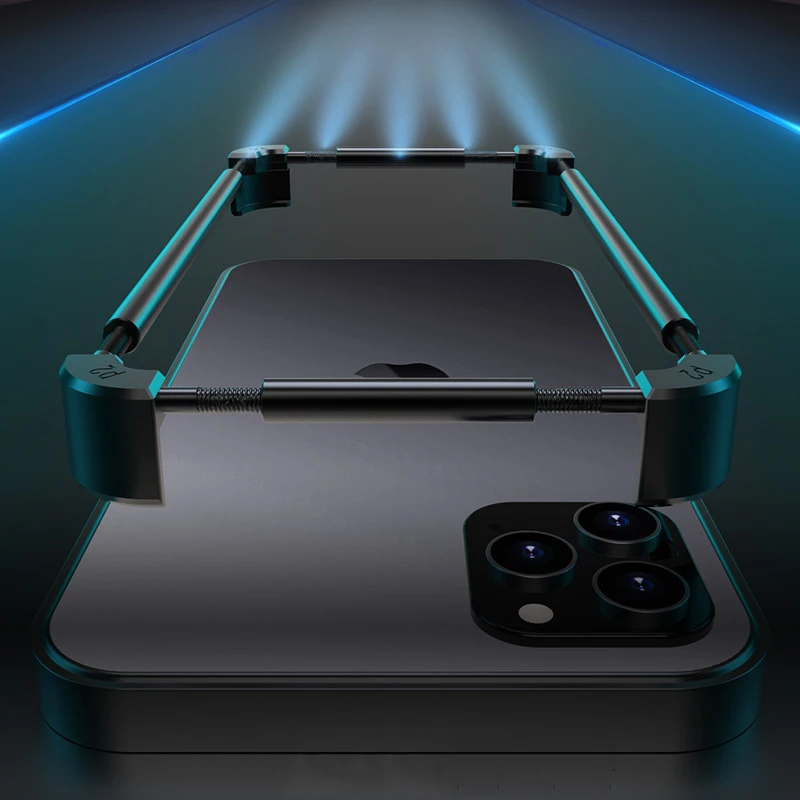 Shockproof Metal Bumper Cases For Realme GT NEO 2 2T GT Master Edition V13 Q3S X7 Pro Ultra Aluminum Frame Armor Protector Cover