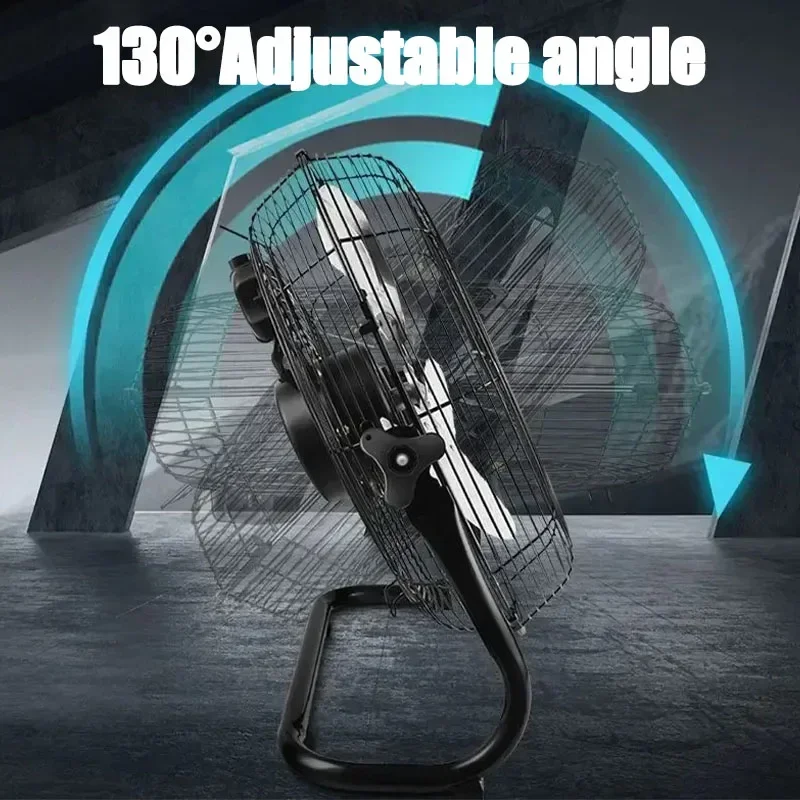 14 Inch Strong Wind Brushless Motor Floor Fan Electric Fan for Bosch for DeWalt for Makita for Milwaukee for Worx for Devon