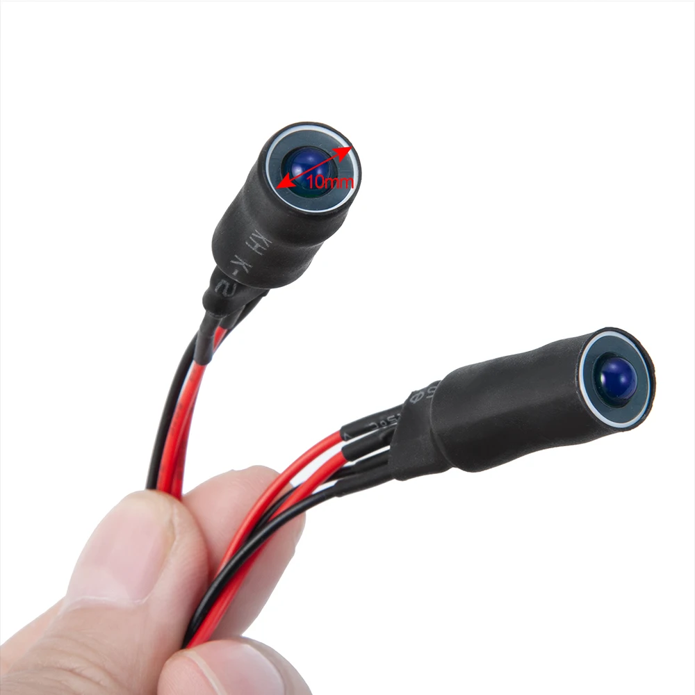 YEAHRUN 22/17/13/10mm RC Car LED Lights Angel & Demon Eyes lampada faro per 1/10 RC Crawler Car Axial SCX10 TRX4 TRX6 D90 Part