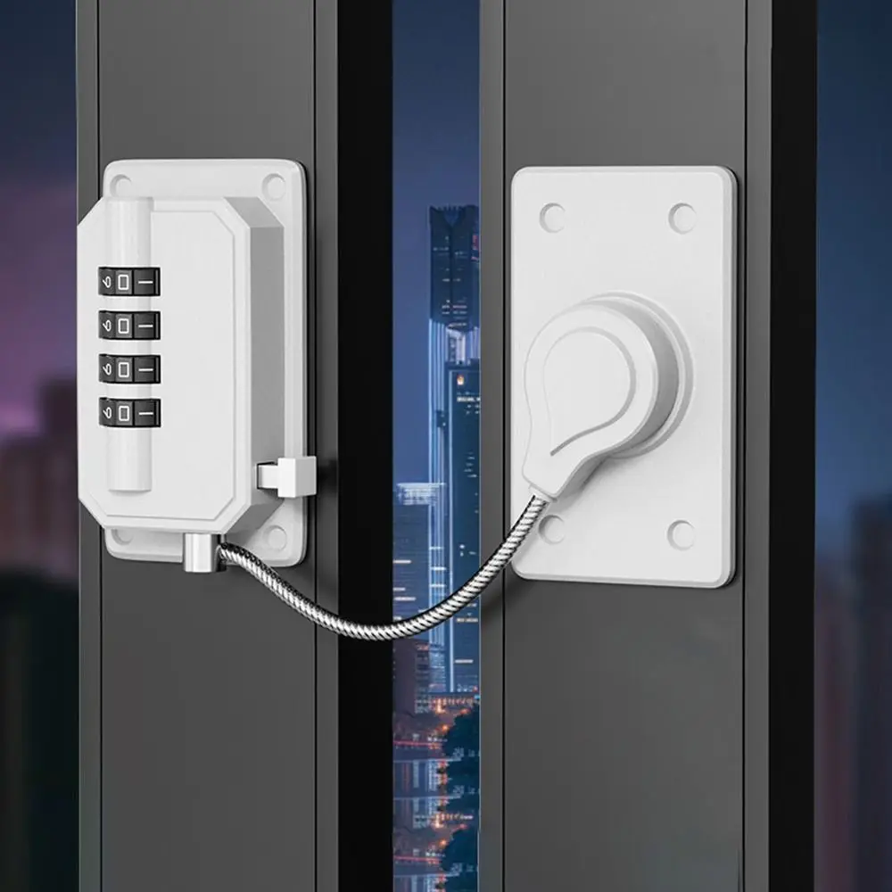 Anti-pinch Hand Safety Lock No Drilling Unisex Protection Refrigerator Door Coded Lock Adjustable Window Digital Password Lock