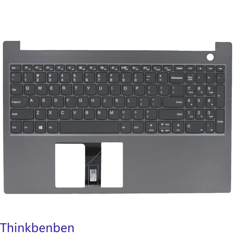 US English Mineral Gray Keyboard Upper Case Palmrest Shell Cover For Lenovo ThinkBook 15 IML IIL 5CB0W45426