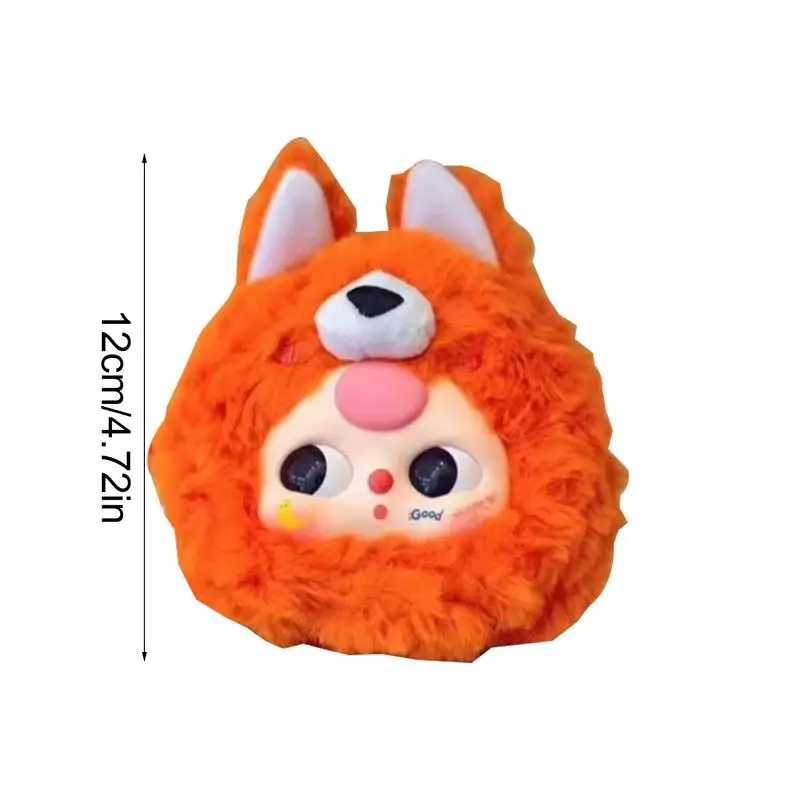 Bolsa de pelúcia dos desenhos animados carteira fuzzy bonito animal saco dos desenhos animados moeda bolsa com zíper fuzzy pequena carteira para viagens compras