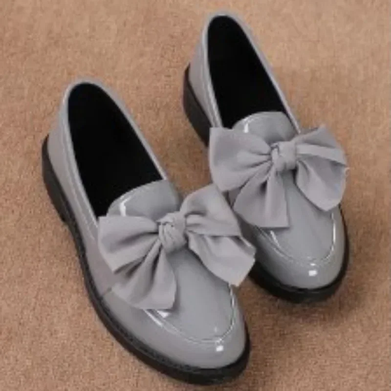 Ladies Shoes 2024 Plus Size Slip on Women's Pumps Classics Casual Pumps Women Bow Tie Round Toe Low Heel Shoes Women Zapatos image 4