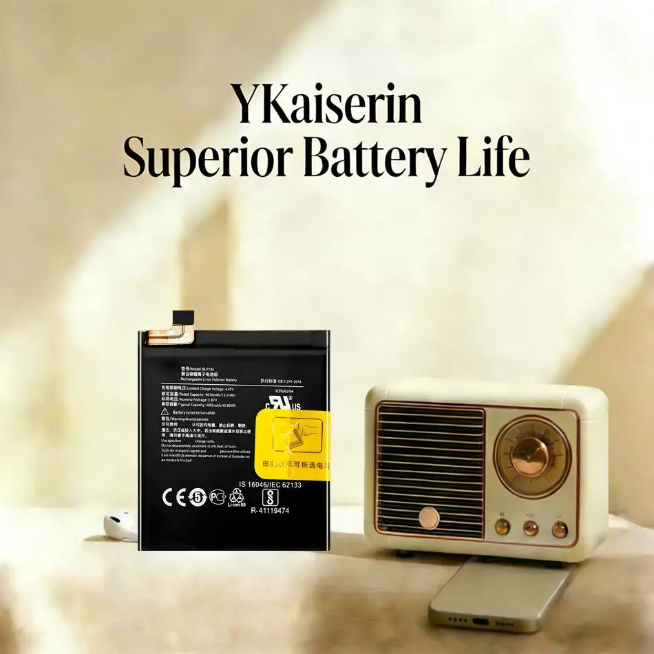 

Аккумулятор BLP745 4085 мАч для Oneplus 7T Pro (не подходит для 7 или других моделей мобильных телефонов), обеспечивающий длительную работу.