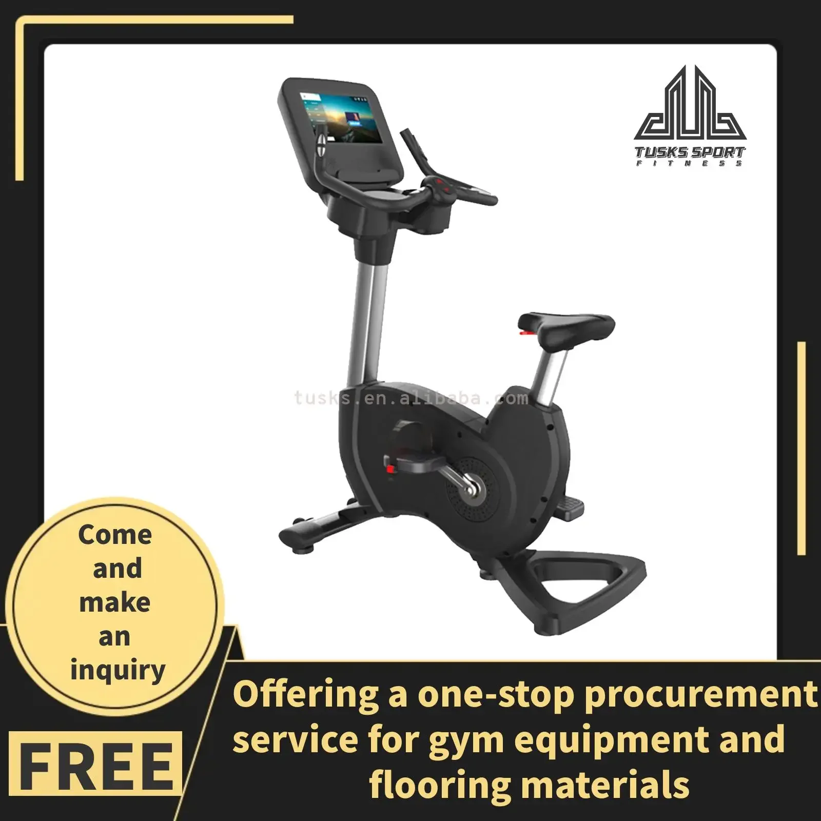 Vertical commercial exercise bike gym indoor sports - equipment bike adjustable magnetic vertical exercise bike