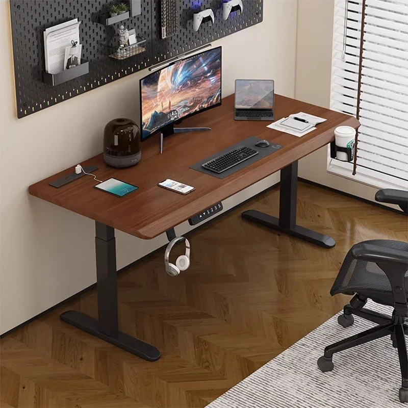 

Computer Bedroom Office Desks Solid Wood E-sports Study Elevating Office Desks Creative Office Furniture Bureau De Chambre FYOD