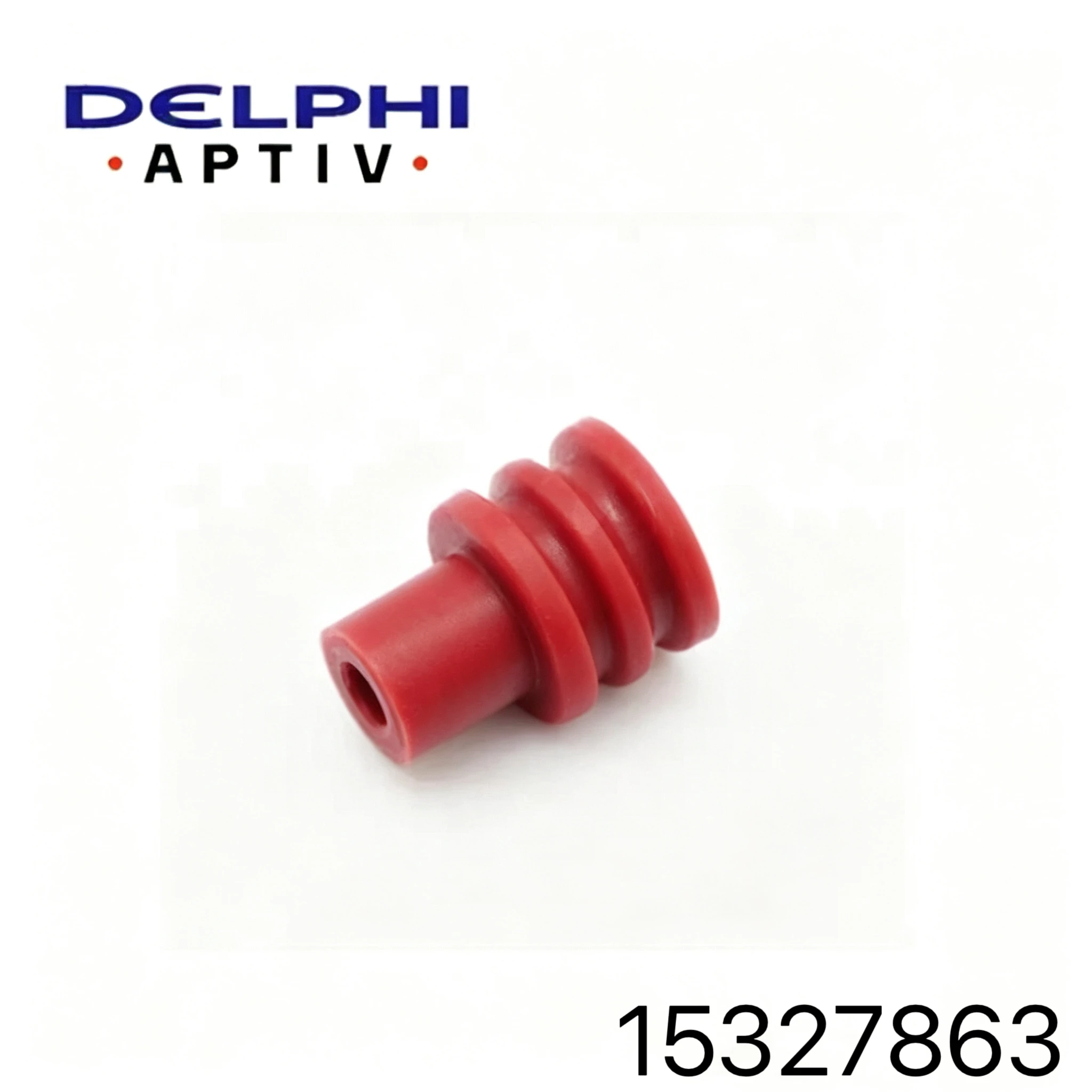 15327863 APTIV Connector seal component, accessory, waterproof plug, Red