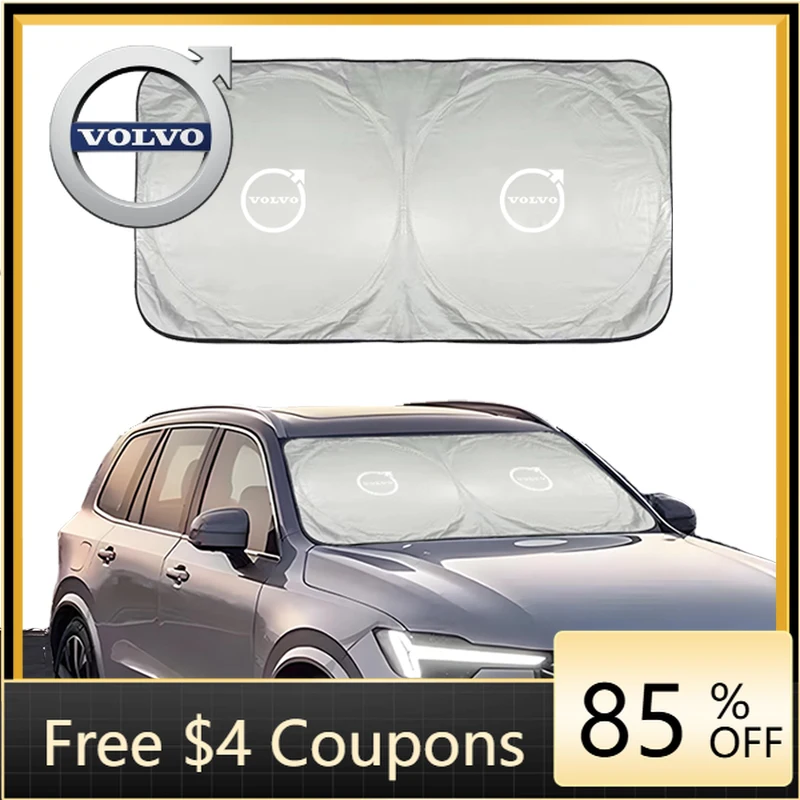 

Steering Covers New Volvo Car Sunshade Cover UV reflection Windshield Protection Shield For XC90 V90 V60 XC60 V40 EC40 EX40 S80
