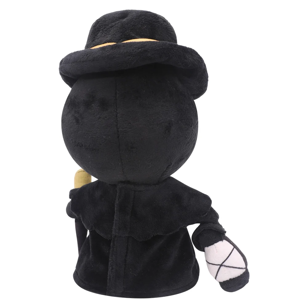 Plague Doctor Cosplay Plush Cartoon Soft Stuffed Mascot Halloween Carnival Birthday For Kids Adult Xmas Gifts 20CM