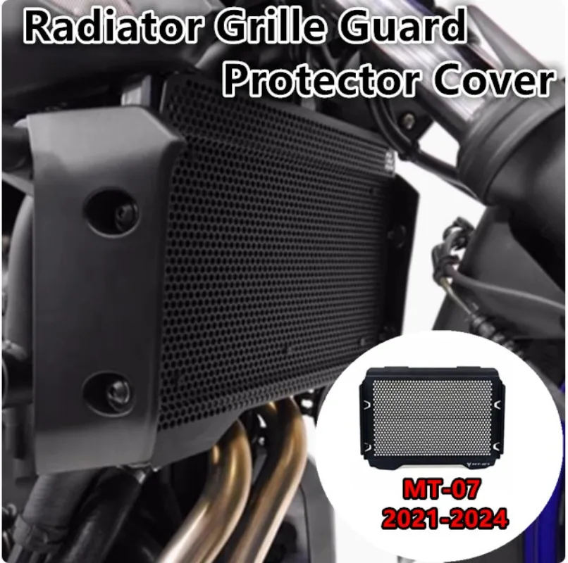 

MT-07 2024 Fit For YAMAHA MT-07 FZ-07 2021-2024 mt07 21 22 24 Motorcycle Radiator Guard Grille Protective Grill Protector Cover