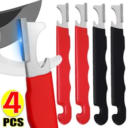 4/1PCS Knife Sharpener Alloy Steel Scissors Manual Quick Grinding Sharpeners Outdoor Portable Garden Scraper Household Tool