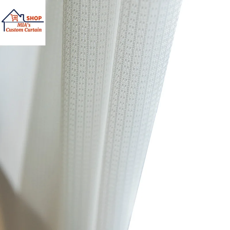 Simple Modern Japanese Style Mirror Veil White Gauze Heat Insulating Sun Protective Light Transmitting Opaque Custom Size