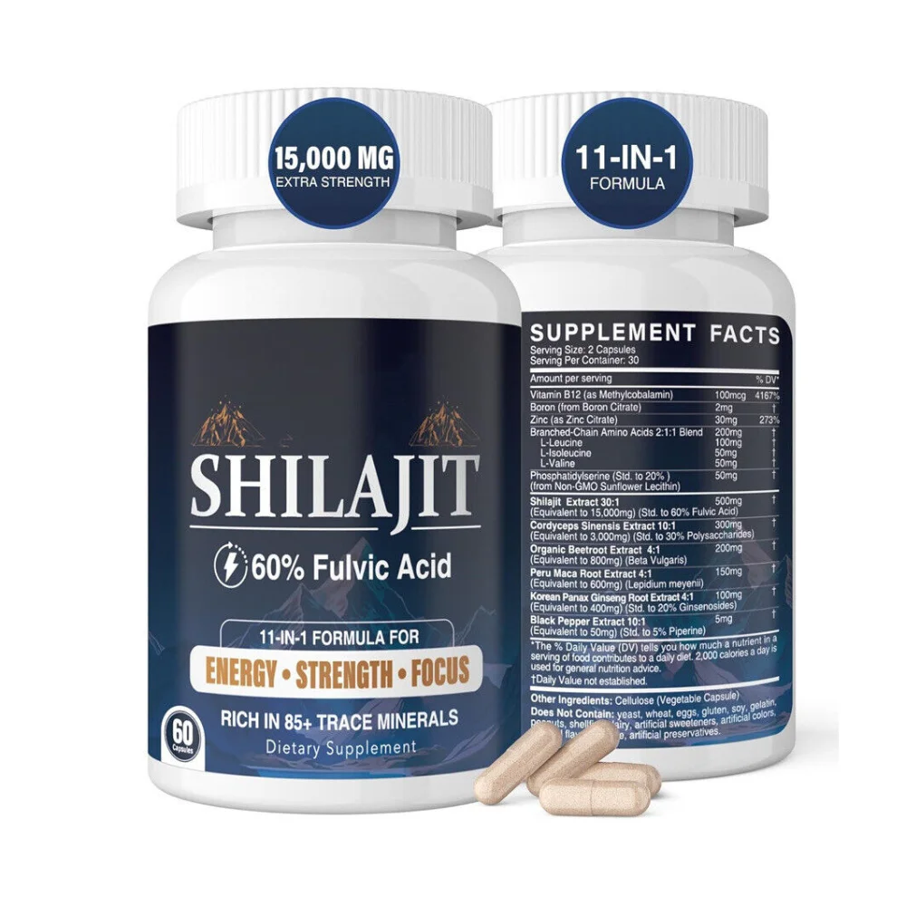 Unveil The Nutritional Profile of Shilajit Multivitamin Blended with Turmeric Ashwagandha Ginger and Cordyceps Mushrooms